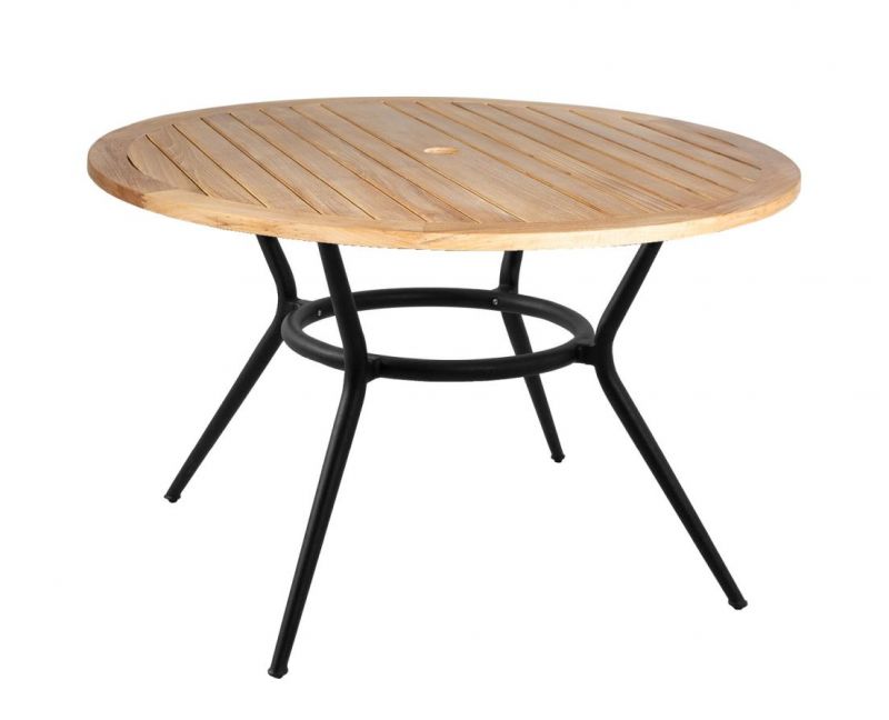 Joy Outdoor Table à manger ronde Teck Cane-Line